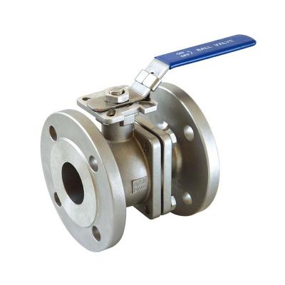 2pc DIN Stainless Steel Flanged Ball Valve