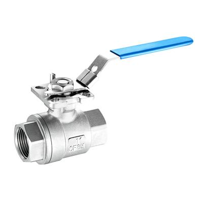 2pc High Platform Threaded Ball Valve