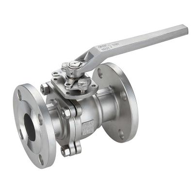 2pc Platform Stainless Steel Flange Ball Valve 