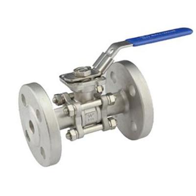 3pc Platform Stainless Steel Flanged Ball Valve